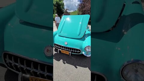 1957 Corvette walk around. Vettes on the Rockies 2022. Steamboat, CO.