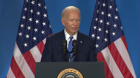 MELTDOWN: Biden Doesn't Know Who's President, Can't Read His List…KJP Tries To Shut The Presser Down