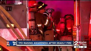 TFD raising awareness after deadly fire