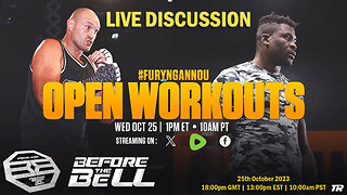Tyson Fury vs Francis Ngannou: Open Workout | LIVE COMMENTARY