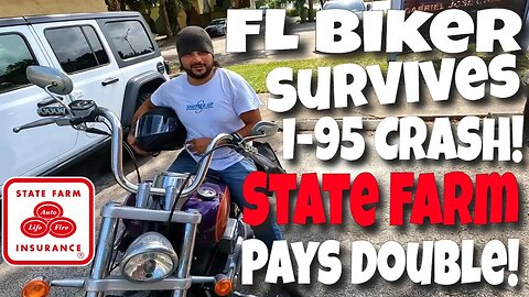 FL Biker Survives I-95 Moto-Crash & Settles Big!