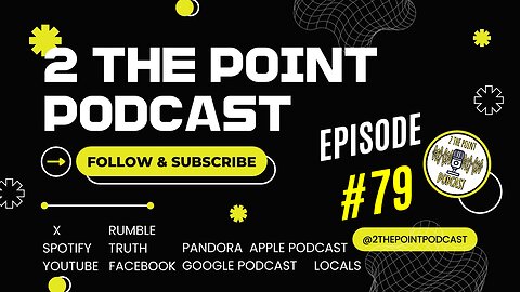 2 The Point Podcast #79! "They F%cKĘn shot Trump!"