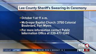 New Lee County Sheriff to be sworn in Monday