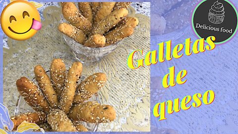 Galletas de Queso FÁCILES de Hacer y DELICIOSAS 🥖😋