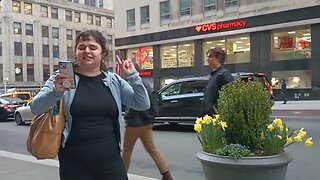 The @SpeakerPelosi Protest outside Cuny Graduate center hosted by @WOLPalestine