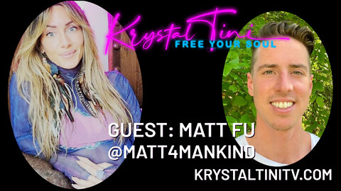 A Health Rebel With A Cause… Matt-4-Mankind joins Krystal Tini