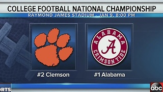 The College Football National Championship: Clemson vs. Alabama