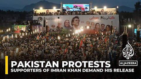 Thousands of Pakistan's imprisoned ex-PM Imran Khan's supporters rally demanding his release