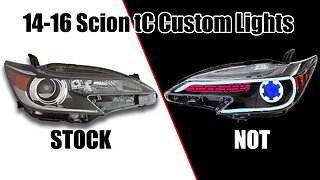 Scion Tc (2014-2016) Custom Headlights - Rgb Halos, Acrylic Diffusers & More!