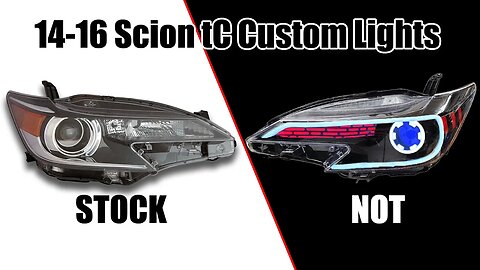 Scion Tc (2014-2016) Custom Headlights - Rgb Halos, Acrylic Diffusers & More!