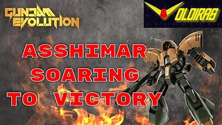 Gundam Evolution Asshimar Soaring to Victory