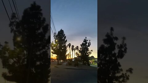 The Southern California Sky At Sunset