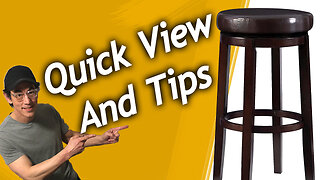 Hardwood Bar Stools, Quick Look At Features and Tips, Product Links