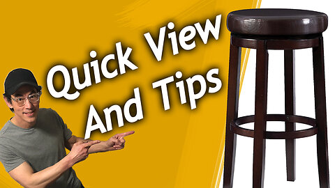 Hardwood Bar Stools, Quick Look At Features and Tips, Product Links