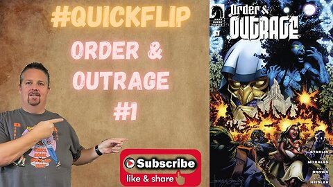 Order & Outrage #1 Dark Horse Comics #QuickFlip Comic Book Review Jim Starlin,Rags Morales #shorts
