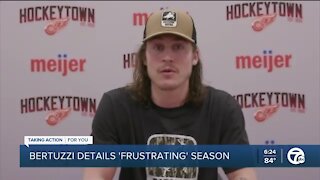 Tyler Bertuzzi details 'frustrating' season, recovery