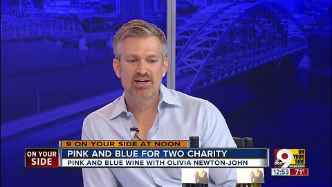 Emerson Newton-John Talks Pink and Blue For Two Charity with 9 On Your Side News