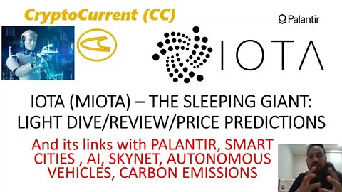 IOTA Is the Sleeping Giant! The Price Truth UnMasked! Light Dive/Review/Price Predictions.