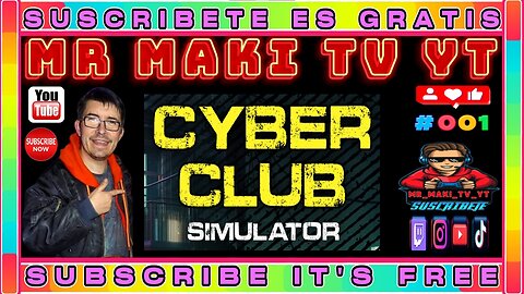 https://www.youtube.com/watch?v=x7lkPaoi4Ns SIMULADOR DE CIBERCLUB POR INTERNET /#001/ @MR_MAKI_TV