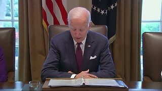 Biden Says He's "Focused On Securing Our Border, Combating Climate Crisis"