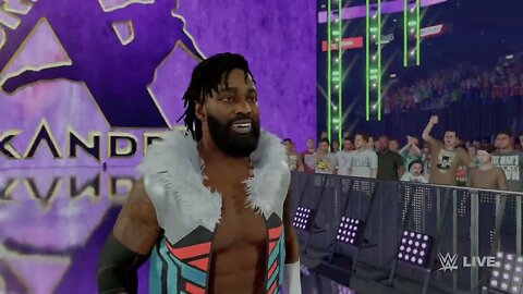 WWE2K23 Cedric Alexander Entrance