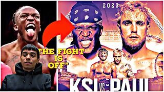“The Jake Paul fight is off”-KSI CANCELS the Jake Paul FIGHT