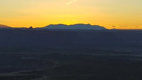 Canyonlands National Park Green River Overlook at Sunset