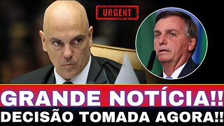 REVIRAVOLTA!! MORAES SURPREENDE O BRASIL E TOMA DECISÃO!! GRANDE NOTÍCIA....