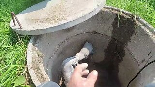 Changing a septic pump short version