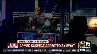 Armed standoff ends at gas station in Mesa