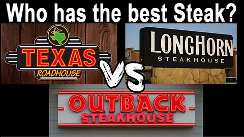 Who has the best takeout steak?? Outback vs Longhorn vs Texas Roadhouse!! #outback #longorn #