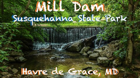 Drone Footage of Mill Dam at Susquehanna State Park