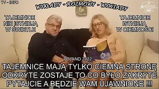 TAJEMNICE MAJĄ TYLKO CIEMNE STRONY , ODKRYTE ZOSTAJE TO CO BYŁO ZAKRYTE W ŚWIECIE CIEMNOŚCI /TV INFO