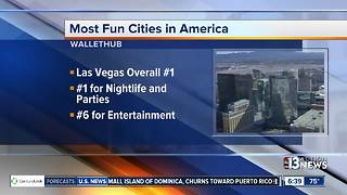 Las Vegas named the most fun city in the U.S.