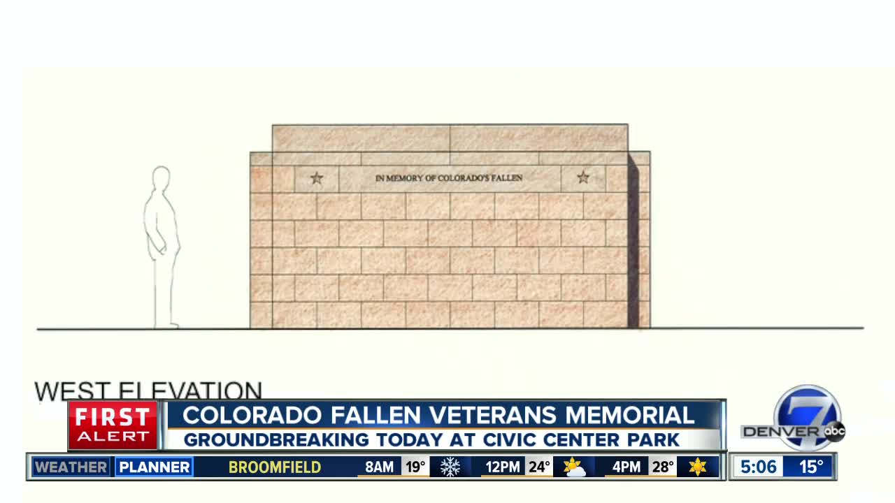 Colorado Fallen Veterans Memorial groundbreaking today