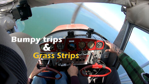 Cessna 140, Turbulent air, Grass strips & Grounded airplanes