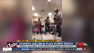 Students shelter in place during lockdown