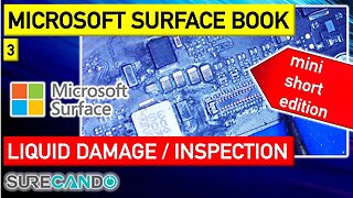 Microsoft Surface Book 3 Liquid damage, inspection and disassembly. Data recovery, check SSD. Mini