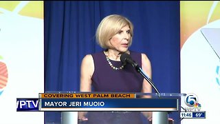 West Palm Beach Mayor Jeri Muoio delivers her final state of city address