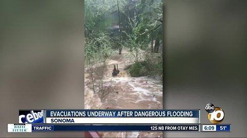 Evacuations underway in Bay Area after dangerous flooding