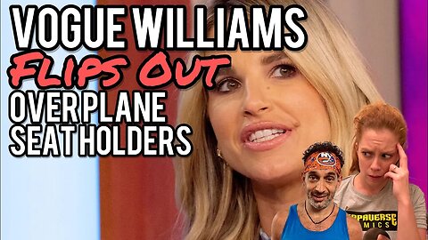 Model Vogue Williams FLIPS OUT & Fights over Plane Seat Holders! w/ Geno Bisconte & Chrissie Mayr