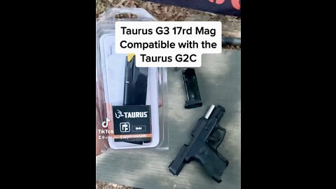 Taurus G3 17rd Magazine is Compatible with the G2C