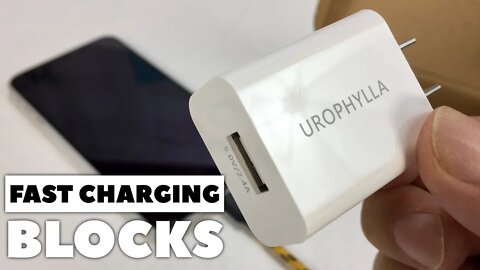 Charge Your Phone Faster with 12W 2.4A USB Charging Block by UROPHYLLA