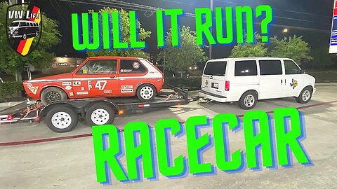 Parked 19 YEARS! VW Rabbit RaceCar Will it Run????