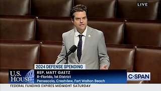 Rep. Matt Gaetz: NO MORE more American taxpayer dollars sent to Ukraine.