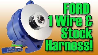 How To 1 Wire Alternator Using Original Ford Wiring