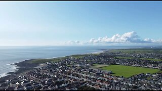 Porthcawl: 400 feet view from Town Centre (drone 360)