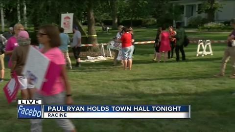 House Speaker Paul Ryan holds town hall Tuesday night