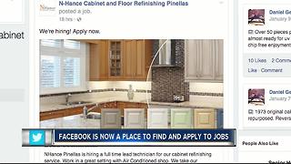 Facebook creates job search feature