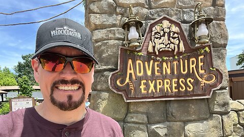 Off Ride Footage of ADVENTURE EXPRESS at KINGS ISLAND, Mason, Ohio, USA